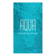 Swimming Pool Business Card