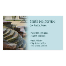 Swimming Pool Business Card
