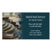 Swimming Pool Business Card