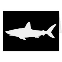 Swimming Shark Card