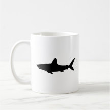 Swimming Shark Coffee Mugs