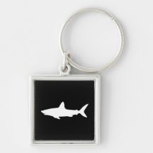 Swimming Shark Key Chains