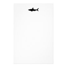Swimming Shark Personalised Stationery