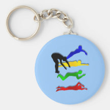 Swimming Swimmers Water Sports Swim Keychains