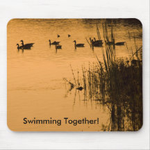 Swimming Together! Mousepads