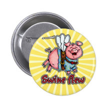 swine flew button