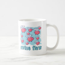 Swine Flu Humour Products Coffee Mugs