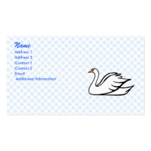 Swinkee Swan Business Card Template