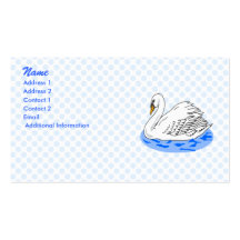 Swinkie Swan Business Cards