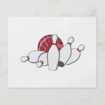 swirl bowling ball and pins custom flyer
