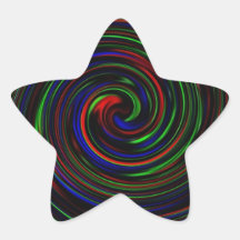 Swirl Customisable Sticker