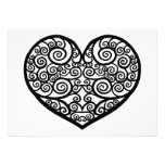 Swirled Love Custom Invitation