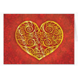 Swirled Love Greeting Cards