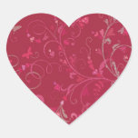 Swirling Hearts Sticker/Seal