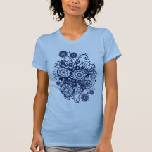 Swirls and Flowers T-Shirt