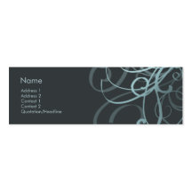Swirls No. 0007 Business Card