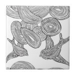 "Swirly Bird" tiles