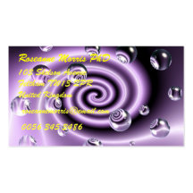 Swirly Bubbles Business Card