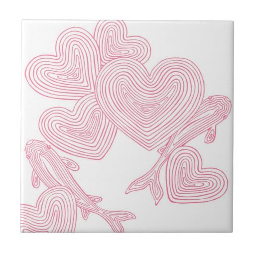 "Swirly Fish" Tile