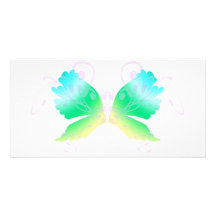 Swirly Fly II Customized Photo Card