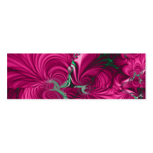 Swirly · Fractal Art · Pink & Green Business Cards