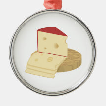 Swiss Cheese Christmas Tree Ornaments