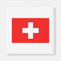 Swiss Flag Refrigerator Magnets