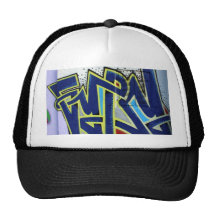 Swiss graffiti hat