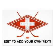 Swiss Ice Hockey Flag Invite
