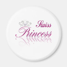 Swiss Princess Refrigerator Magnets