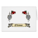 Sword and Shield Heraldry Card