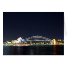 Sydney at Night Vivid Festival 2010 - 01 Greeting Cards