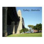 sydney bridge approach postcard