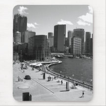 Sydney City Centre shot from Sydney Opera House Mouse Pads