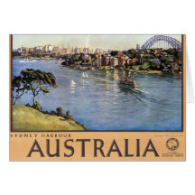 Sydney Harbour, Australia Greeting Card