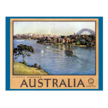 Sydney Harbour, Australia Postcards