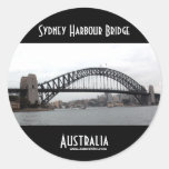 Sydney Harbour Bridge Round Stickers