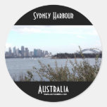 Sydney Harbour Round Sticker