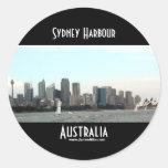Sydney Harbour Round Stickers
