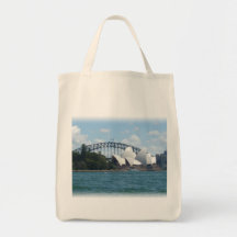 sydney harbour tote bags