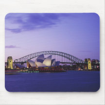 Sydney Opera House and Harbour, New South 2 Mouse Pads