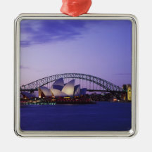 Sydney Opera House and Harbour, New South 2 Christmas Tree Ornament