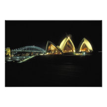Sydney Opera House at night, New South Wales, 2 Photo Art