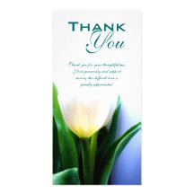 Sympathy / Funeral Thank You Photo Card