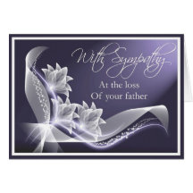 Sympathy - Loss of Father Greeting Card