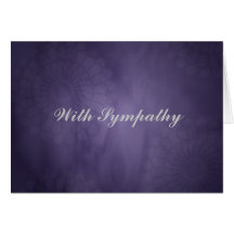 Sympathy Purple Card