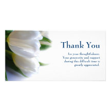 Sympathy Thank You Custom Photo Card