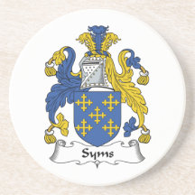 Syms Family Crest Coaster
