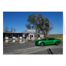 Synergy Green Fifth Generation Chevy Camaro Card