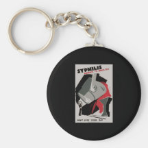 Syphilis Menace To Industry Key Chains